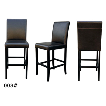 Leather bar stool 